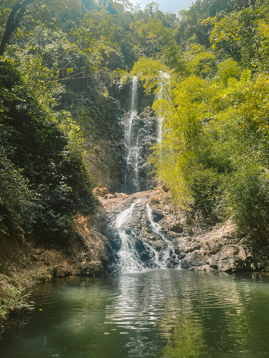 charco prieto waterfall, best hikes in puerto rico